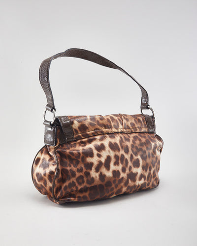 Y2k 00s Guess Leopard Print Handbag