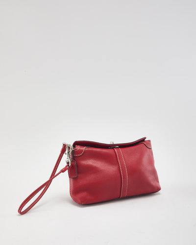 Coach Red Clutch Bag