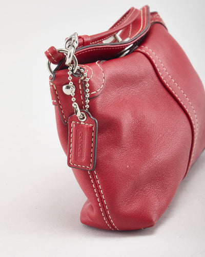 Coach Red Clutch Bag