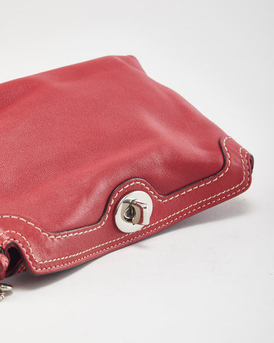 Coach Red Clutch Bag