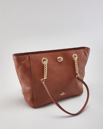 Coach Brown Leather Handbag