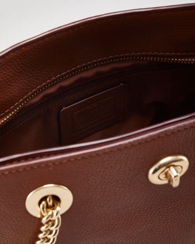 Coach Brown Leather Handbag