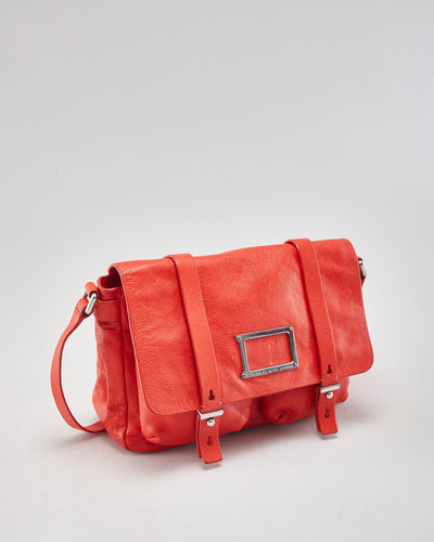 Marc By Marc Jacobs Red Leather Shoulder Bag