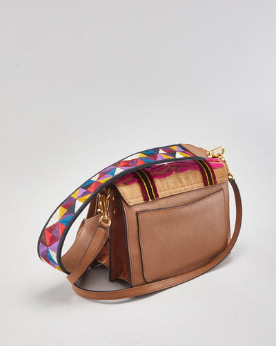 Etro Tirella Velvet Multicolour Shoulder Bag
