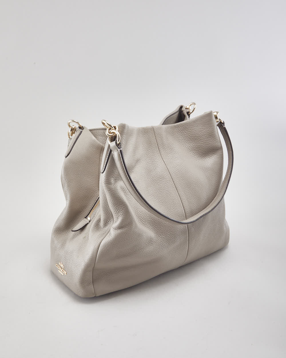 Coach Grey Leather Handbag