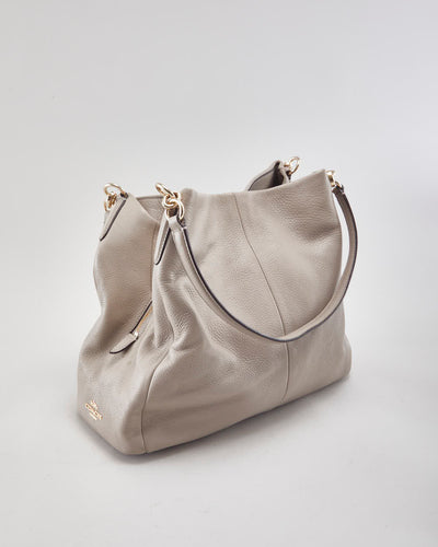 Coach Grey Leather Handbag