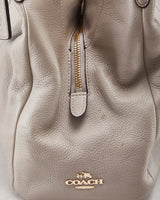 Coach Grey Leather Handbag