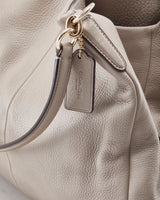 Coach Grey Leather Handbag