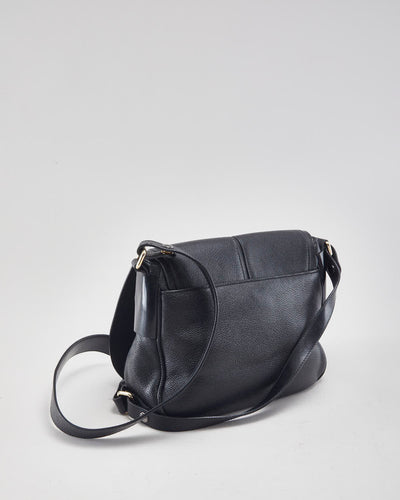 Furla Black Leather Crossbody Bag