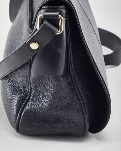 Furla Black Leather Crossbody Bag