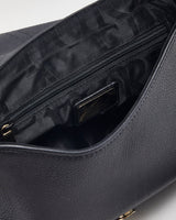 Furla Black Leather Crossbody Bag