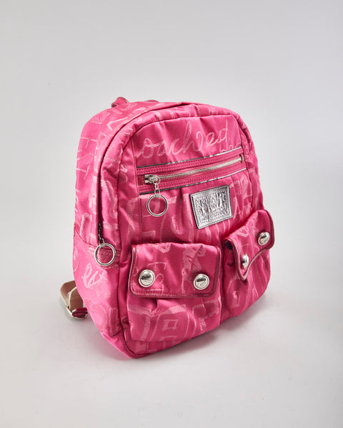 Coach Poppy Pink Rucksack Rokit Coach Poppy Pink Rucksack Rokit