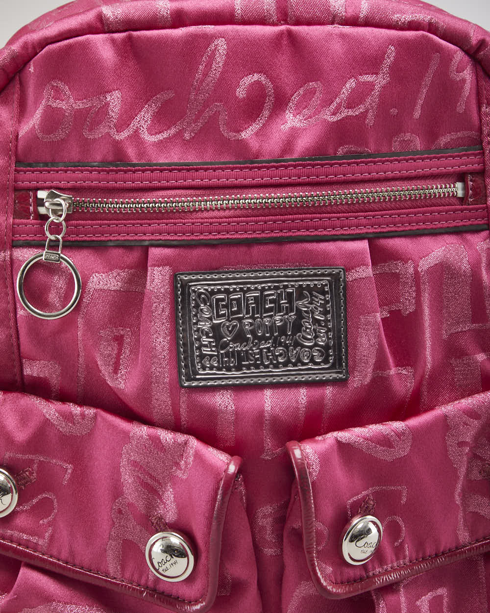Coach Poppy Pink Rucksack
