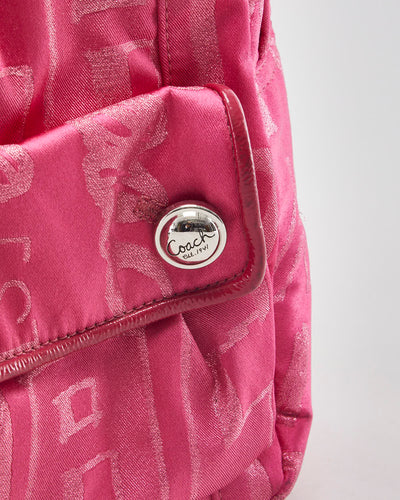 Coach Poppy Pink Rucksack