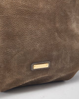 Moschino Grey Leather Handbag