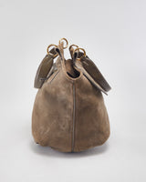 Moschino Grey Leather Handbag