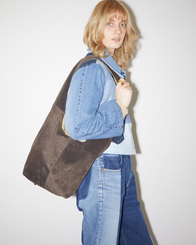 Rokit Originals Rework Stevie Suede Bag