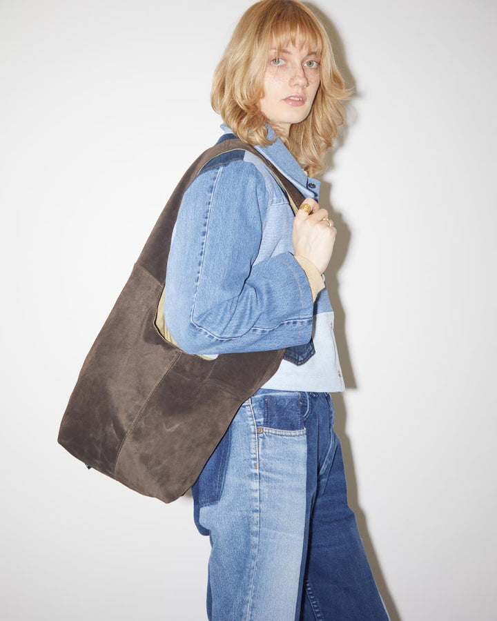 Rokit Originals Rework Stevie Suede Bag