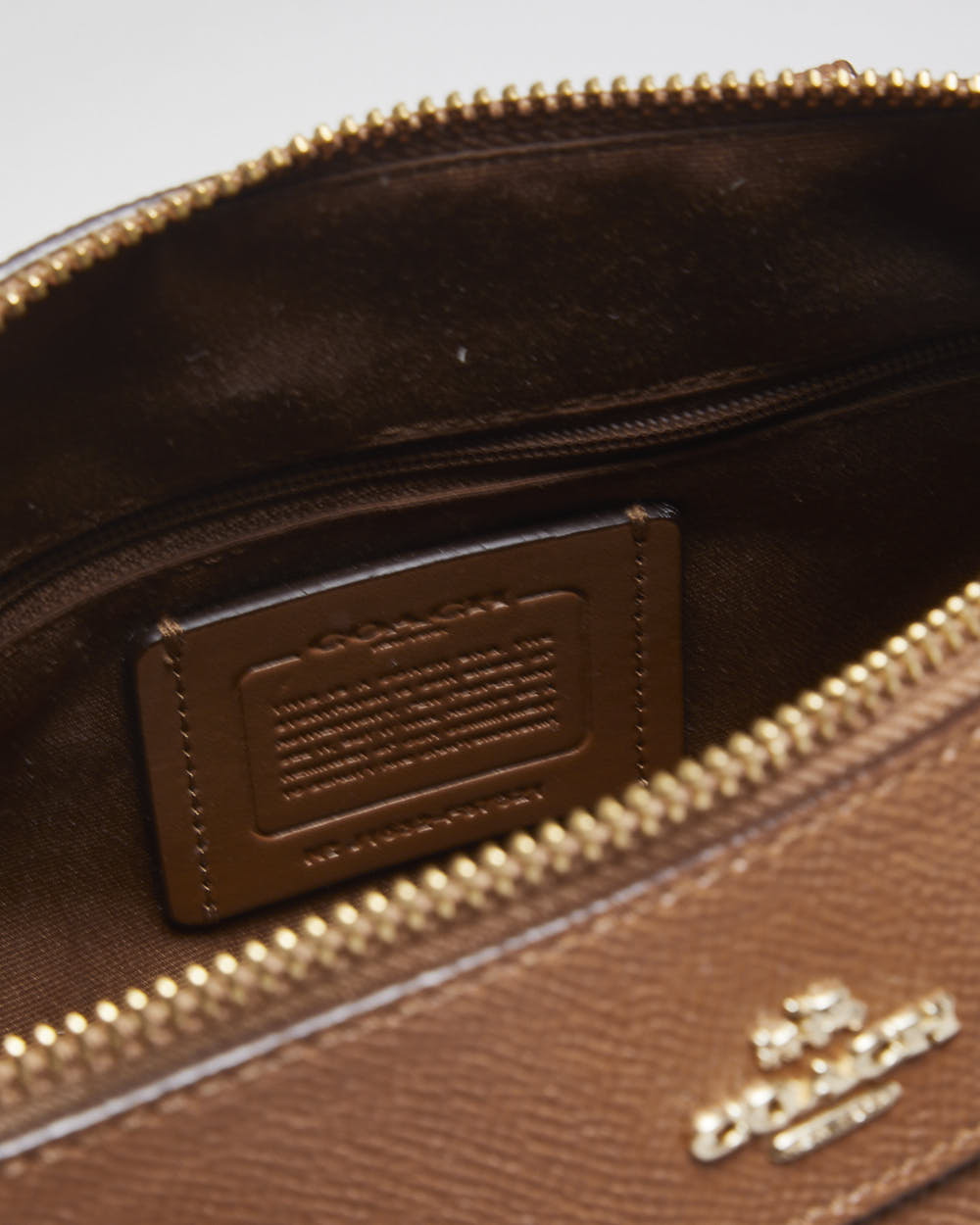 Coach Brown Leather Shoulder Bag