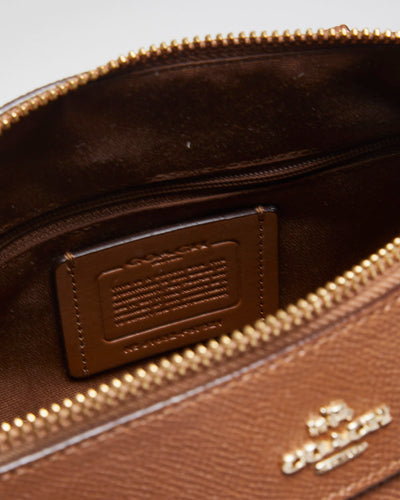 Coach Brown Leather Shoulder Bag