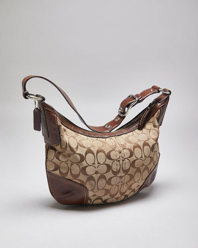 Coach Monogram Hobo Hamptons Bag