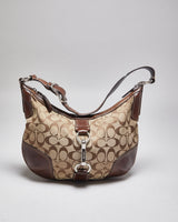 Coach Monogram Hobo Hamptons Bag