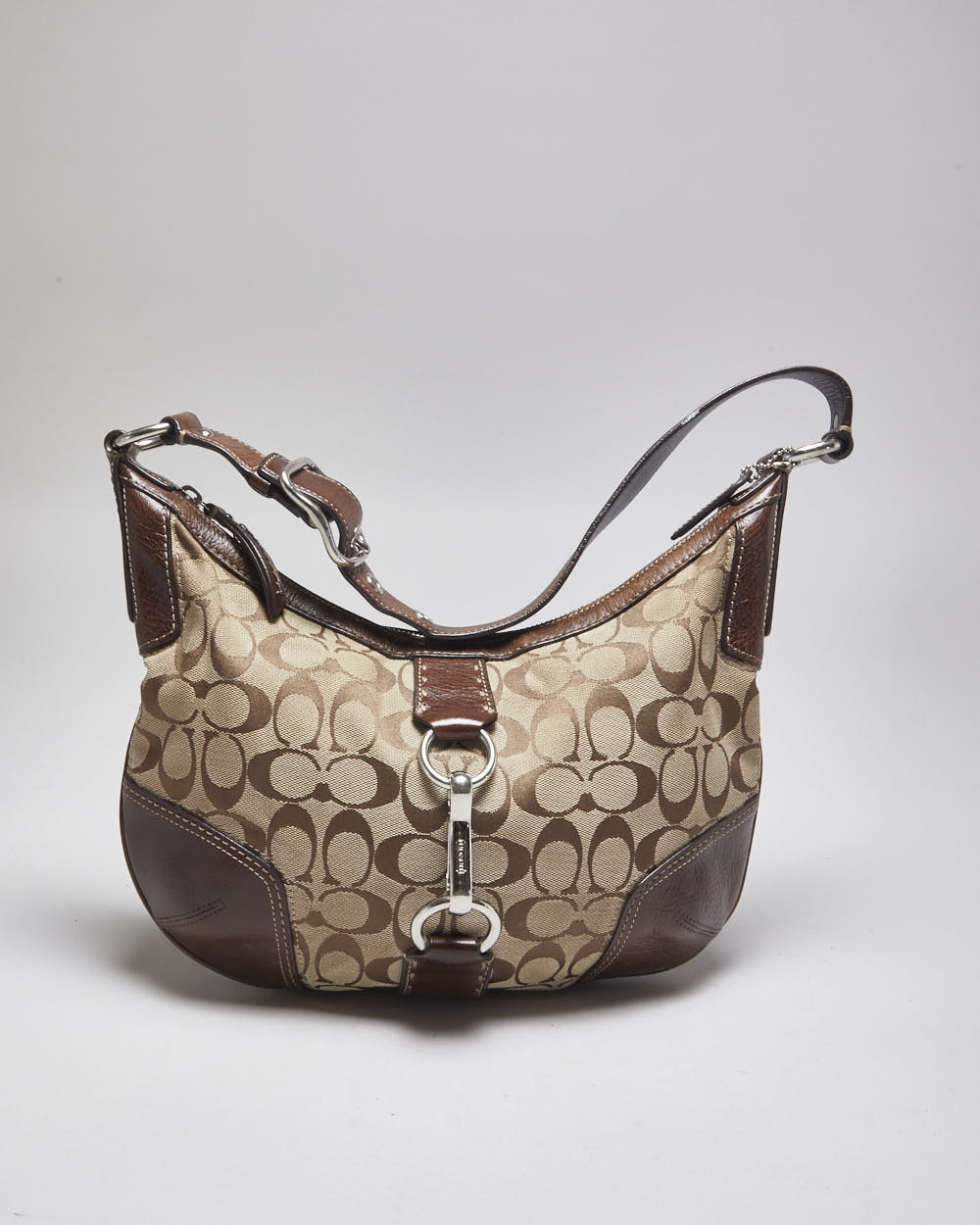 Coach Monogram Hobo Hamptons Bag