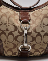 Coach Monogram Hobo Hamptons Bag