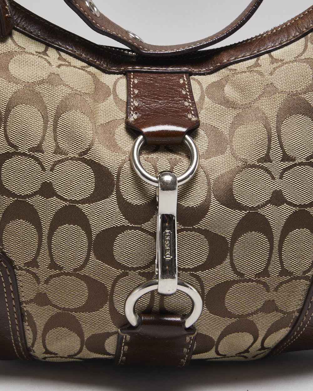 Coach Monogram Hobo Hamptons Bag