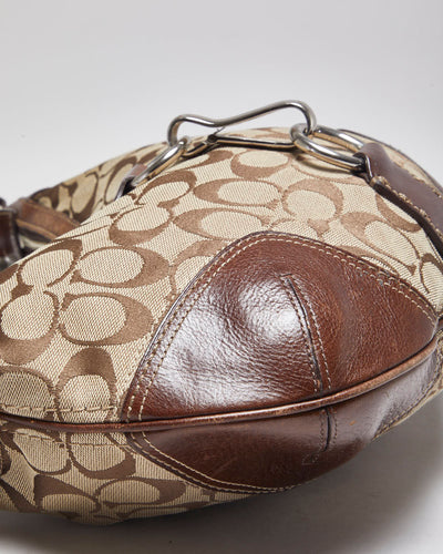 Coach Monogram Hobo Hamptons Bag