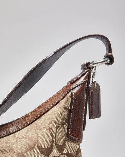 Coach Monogram Hobo Hamptons Bag