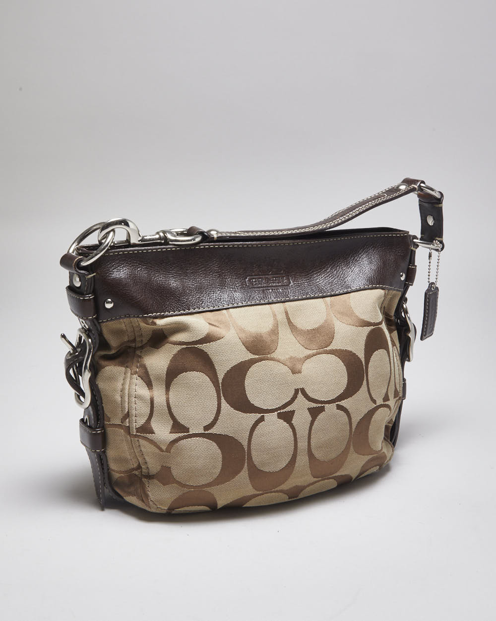 Coach Monogram Brown Handbag