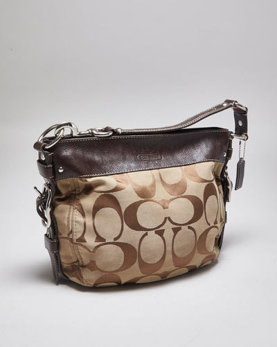 Coach Monogram Brown Handbag