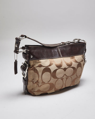 Coach Monogram Brown Handbag