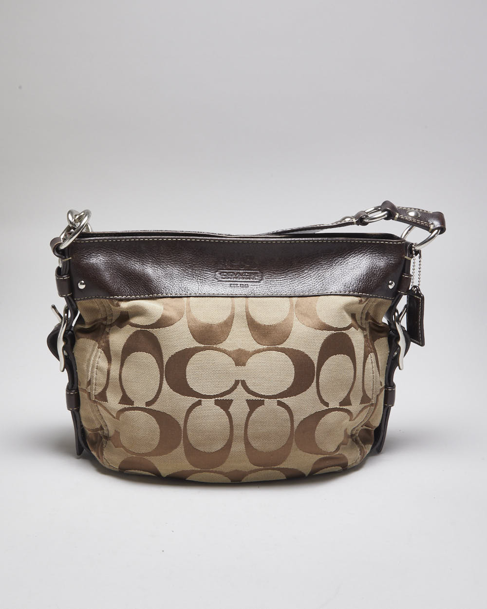 Coach Monogram Brown Handbag