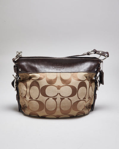 Coach Monogram Brown Handbag