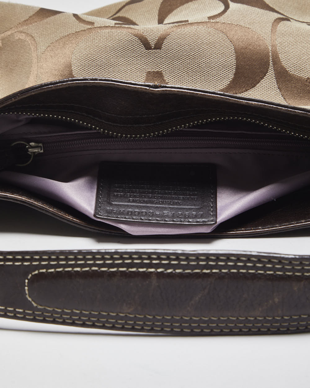 Coach Monogram Brown Handbag