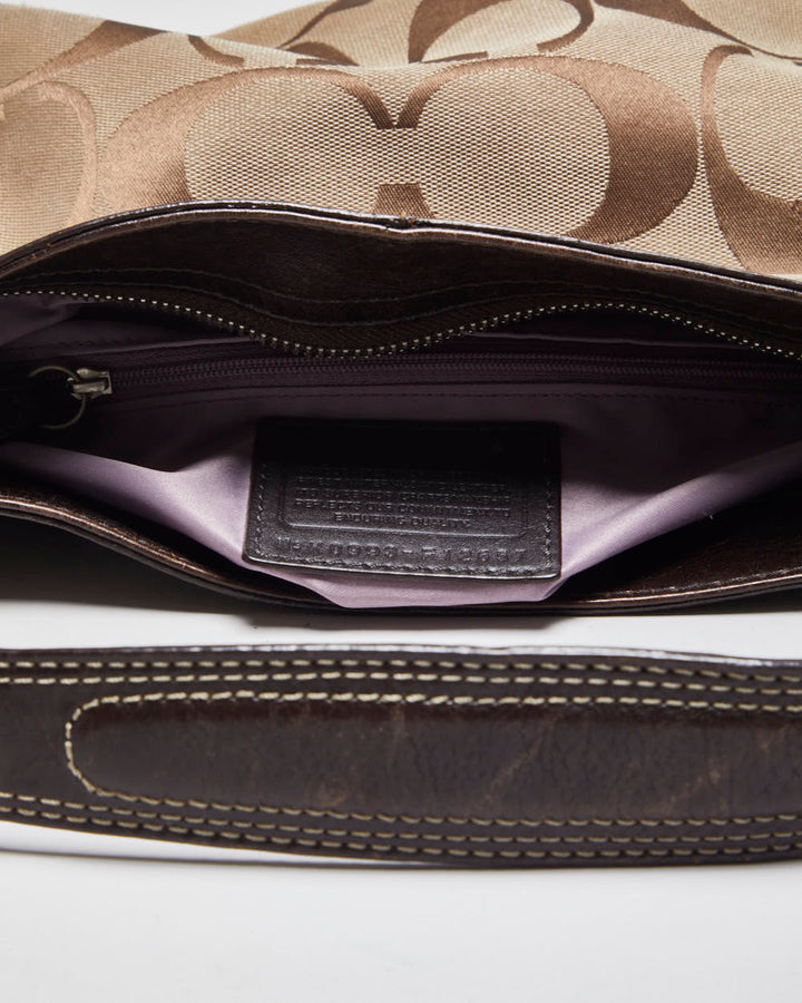 Coach Monogram Brown Handbag