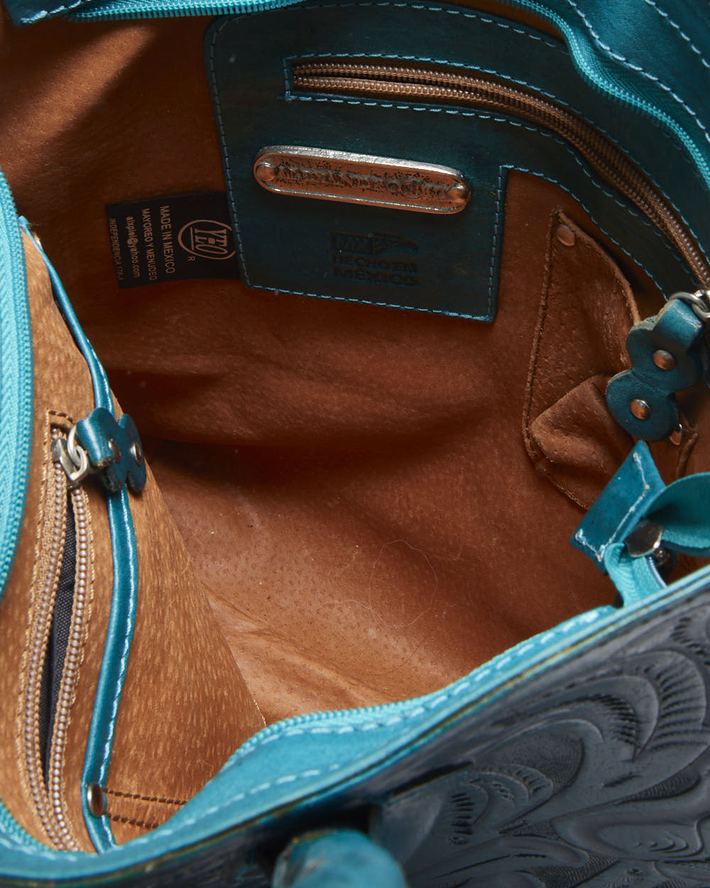 Vintage Alejandro Yeo Tooled Bag