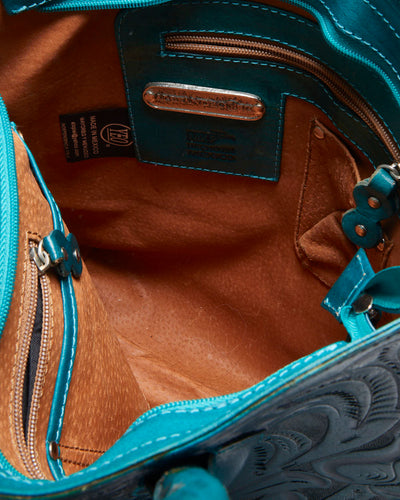 Vintage Alejandro Yeo Tooled Bag