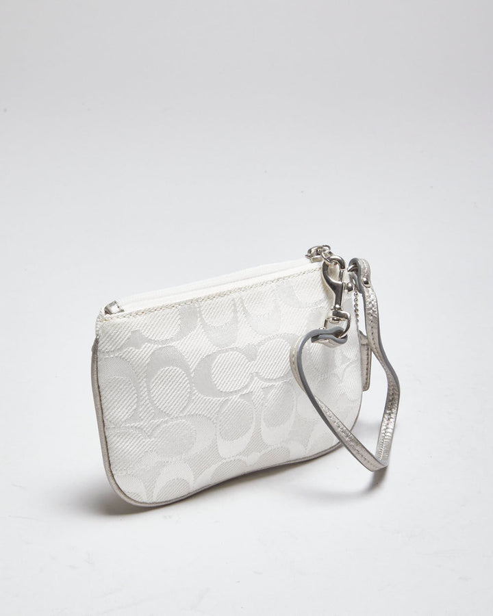 Coach Monogram White Purse
