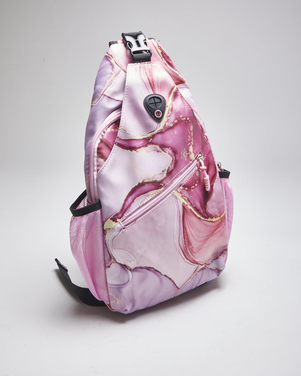 Pink Marble Sling Shoulder Bag