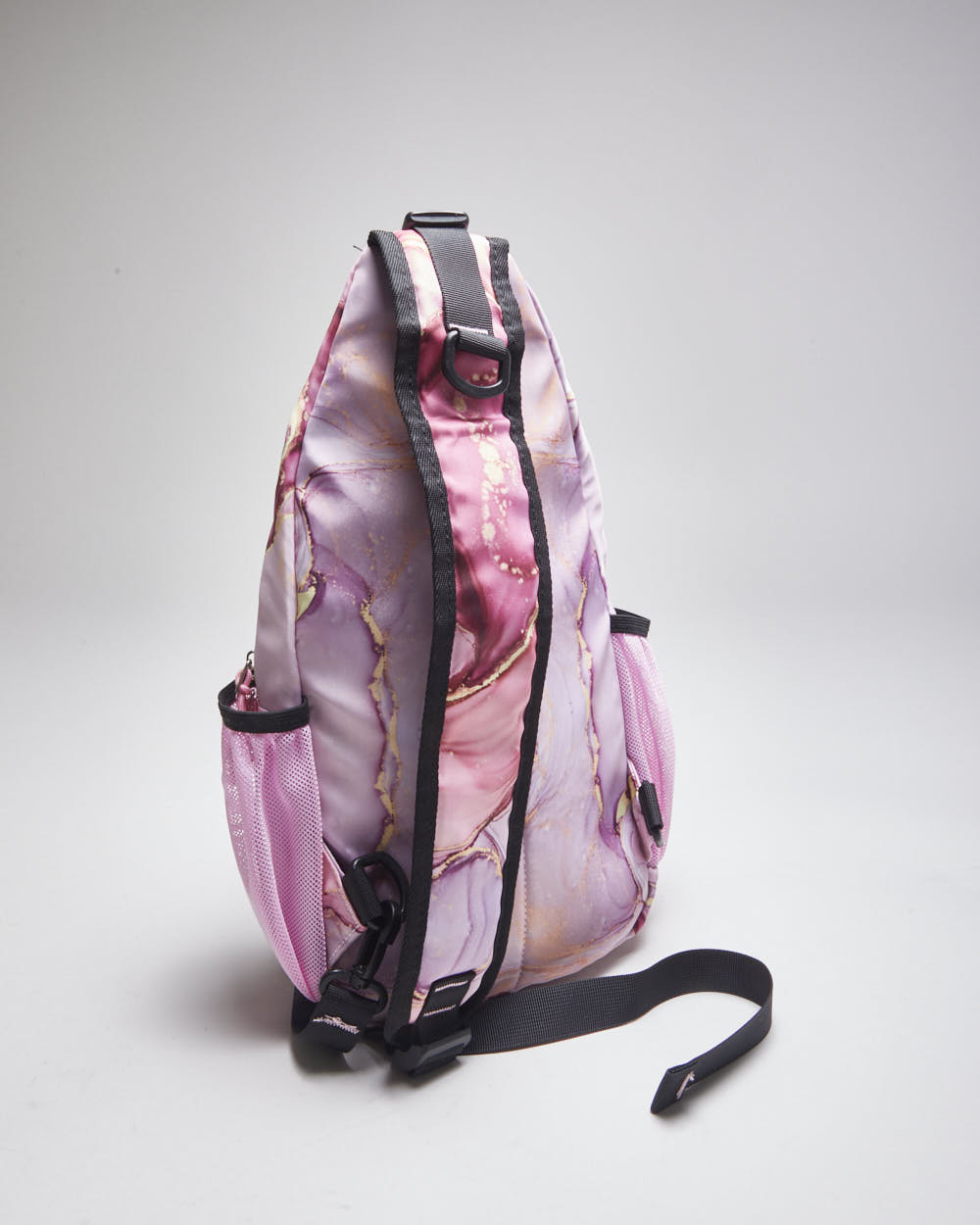 Pink Marble Sling Shoulder Bag