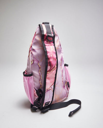 Pink Marble Sling Shoulder Bag