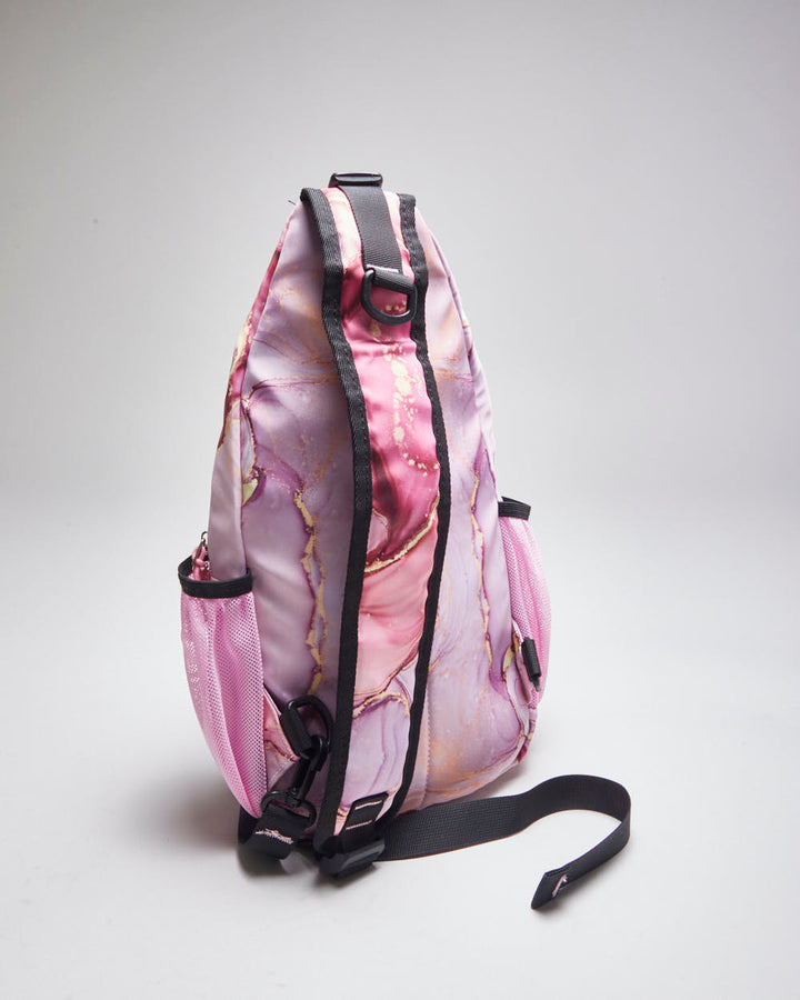 Pink Marble Sling Shoulder Bag
