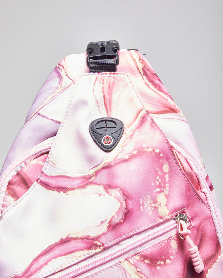 Pink Marble Sling Shoulder Bag