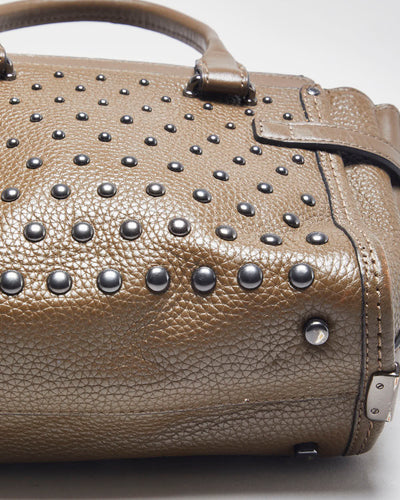 Coach Brown Leather Mini Swagger Cross-body Bag