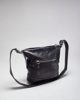 Y2K Coach Black Soft Leather Cross-body Bag