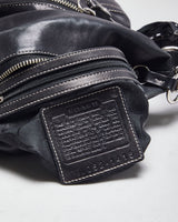 Y2K Coach Black Soft Leather Cross-body Bag