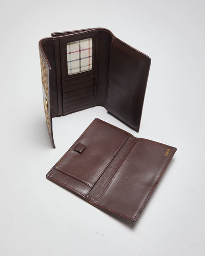 Vintage Coach Monogram Two Piece Wallet Set